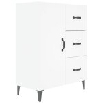 Vidaxl buffet blanc 69, 5x34x90 cm bois d'ing�nierie
