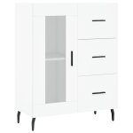 Vidaxl buffet blanc 69, 5x34x90 cm bois d'ing�nierie
