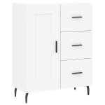 Vidaxl buffet blanc 69, 5x34x90 cm bois d'ingnierie