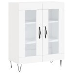 Vidaxl buffet blanc 69, 5x34x90 cm bois d'ingénierie Vidaxl buffet blanc 69, 5x34x90 cm bois d'ingénierie