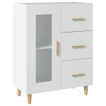 Vidaxl buffet blanc 69, 5x34x90 cm bois d'ingnierie