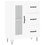 Vidaxl buffet blanc 69, 5x34x90 cm bois d'ingénierie Vidaxl buffet blanc 69, 5x34x90 cm bois d'ingénierie