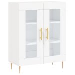 Vidaxl buffet blanc 69, 5x34x90 cm bois d'ing�nierie