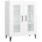 Vidaxl buffet blanc 69, 5x34x90 cm bois d'ingnierie