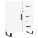 Vidaxl buffet blanc 69, 5x34x90 cm bois d'ing�nierie