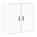 Vidaxl buffet blanc 80x33x70 cm bois d'ingénierie Vidaxl buffet blanc 80x33x70 cm bois d'ingénierie