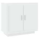 Vidaxl buffet blanc 80x40x75 cm bois d'ingénierie Vidaxl buffet blanc 80x40x75 cm bois d'ingénierie