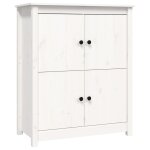 Vidaxl buffet blanc 83x41, 5x100 cm bois massif de pin