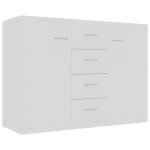 Vidaxl buffet blanc 88x30x65 cm bois d'ingnierie