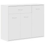 Vidaxl buffet blanc 88x30x70 cm bois d'ing�nierie