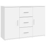 Vidaxl buffet blanc 91x29, 5x65 cm bois d'ing�nierie