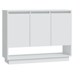 Vidaxl buffet blanc 97x31x75 cm bois d'ing�nierie