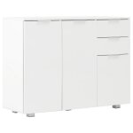 Vidaxl buffet blanc brillant 107x35x80, 5 cm