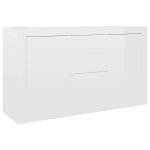 Vidaxl buffet blanc brillant 120x36x69 cm bois d?ingénierie Vidaxl buffet blanc brillant 120x36x69 cm bois d?ingénierie
