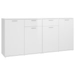 Vidaxl buffet blanc brillant 160x36x75 cm bois d'ingénierie Vidaxl buffet blanc brillant 160x36x75 cm bois d'ingénierie