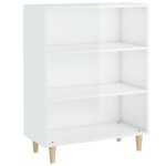 Vidaxl buffet blanc brillant 69, 5x32, 5x90 cm bois d'ing�nierie