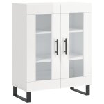 Vidaxl buffet blanc brillant 69, 5x34x90 cm bois d'ingénierie Vidaxl buffet blanc brillant 69, 5x34x90 cm bois d'ingénierie