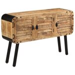 Vidaxl buffet bois de manguier massif 120x30x76 cm
