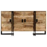 Vidaxl buffet bois de manguier massif 150x40x80 cm