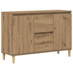 Vidaxl buffet ch�ne artisanal 102x35x70 cm bois d'ing�nierie