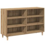 Vidaxl buffet ch�ne artisanal 103, 5x35x70 cm bois d'ing�nierie