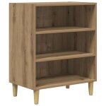 Vidaxl buffet ch�ne artisanal 57x35x75 cm bois d'ing�nierie