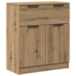 Vidaxl buffet ch�ne artisanal 60x30x70 cm bois d'ing�nierie