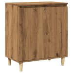 Vidaxl buffet ch�ne artisanal 60x35x70 cm bois d'ing�nierie