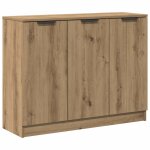 Vidaxl buffet ch�ne artisanal 90, 5x30x70 cm bois d'ing�nierie
