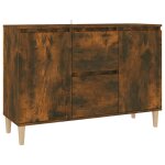 Vidaxl buffet ch�ne fum� 101x35x70 cm bois d'ing�nierie