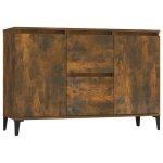 Vidaxl buffet ch�ne fum� 102x35x70 cm bois d'ing�nierie