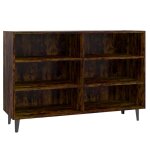 Vidaxl buffet chêne fumé 103, 5x35x70 cm bois d'ingénierie Vidaxl buffet chêne fumé 103, 5x35x70 cm bois d'ingénierie