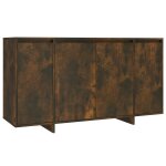 Vidaxl buffet chêne fumé 135x41x75 cm bois d'ingénierie Vidaxl buffet chêne fumé 135x41x75 cm bois d'ingénierie