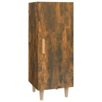 Vidaxl buffet chêne fumé 34, 5x34x90 cm bois d'ingénierie Vidaxl buffet chêne fumé 34, 5x34x90 cm bois d'ingénierie