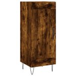 Vidaxl buffet chêne fumé 34, 5x34x90 cm bois d'ingénierie Vidaxl buffet chêne fumé 34, 5x34x90 cm bois d'ingénierie