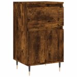 Vidaxl buffet ch�ne fum� 40x35x70 cm bois d'ing�nierie