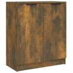 Vidaxl buffet ch�ne fum� 60x30x70 cm bois d'ing�nierie