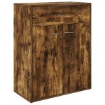 Vidaxl buffet ch�ne fum� 60x30x75 cm bois d'ing�nierie