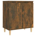 Vidaxl buffet chêne fumé 60x35x70 cm bois d'ingénierie Vidaxl buffet chêne fumé 60x35x70 cm bois d'ingénierie
