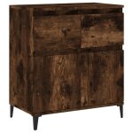 Vidaxl buffet ch�ne fum� 60x35x70 cm bois d'ing�nierie