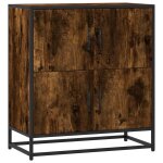 Vidaxl buffet ch�ne fum� 68x35x76 cm bois d'ing�nierie