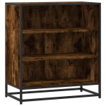 Vidaxl buffet chêne fumé 68x35x76 cm bois d'ingénierie et métal Vidaxl buffet chêne fumé 68x35x76 cm bois d'ingénierie et métal