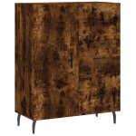 Vidaxl buffet chêne fumé 69, 5x34x90 cm bois d'ingénierie Vidaxl buffet chêne fumé 69, 5x34x90 cm bois d'ingénierie