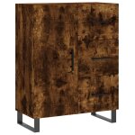 Vidaxl buffet ch�ne fum� 69, 5x34x90 cm bois d'ing�nierie