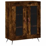 Vidaxl buffet chêne fumé 69, 5x34x90 cm bois d'ingénierie Vidaxl buffet chêne fumé 69, 5x34x90 cm bois d'ingénierie