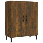 Vidaxl buffet ch�ne fum� 70x34x90 cm bois d'ing�nierie