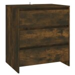 Vidaxl buffet ch�ne fum� 70x41x75 cm bois d'ing�nierie