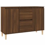 Vidaxl buffet chne marron 101x35x70 cm bois d'ingnierie