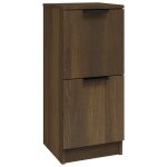 Vidaxl buffet ch�ne marron 30x30x70 cm bois d'ing�nierie