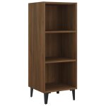 Vidaxl buffet ch�ne marron 34, 5x32, 5x90 cm bois d'ing�nierie